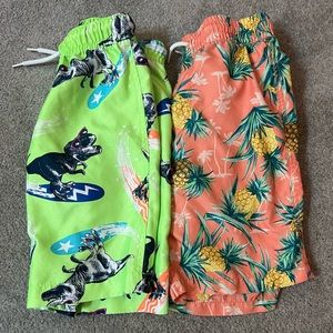 2 Boys Swim Trunks 🏊